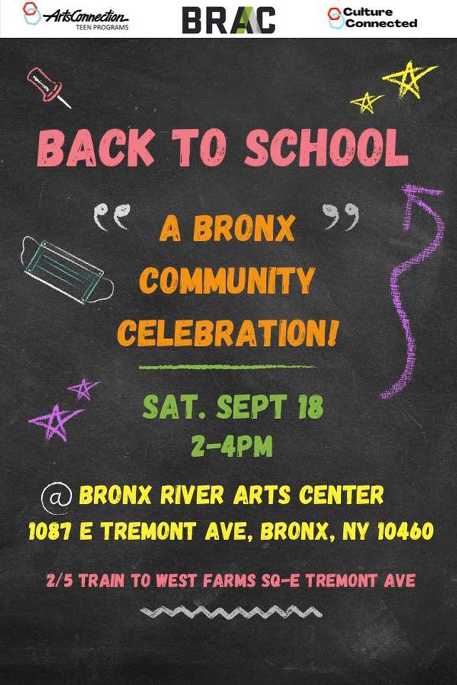 FREE BACK TO SCHOOL EVENT: A BRONX COMMUNITY CELEBRATION